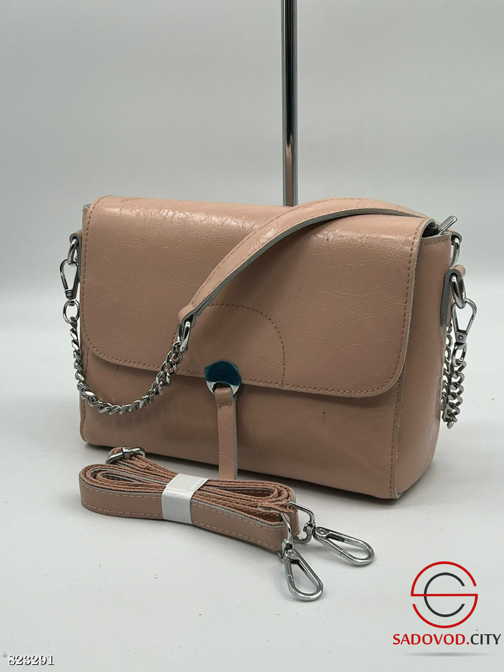 Сумка женская из кожи с доп.ремешком