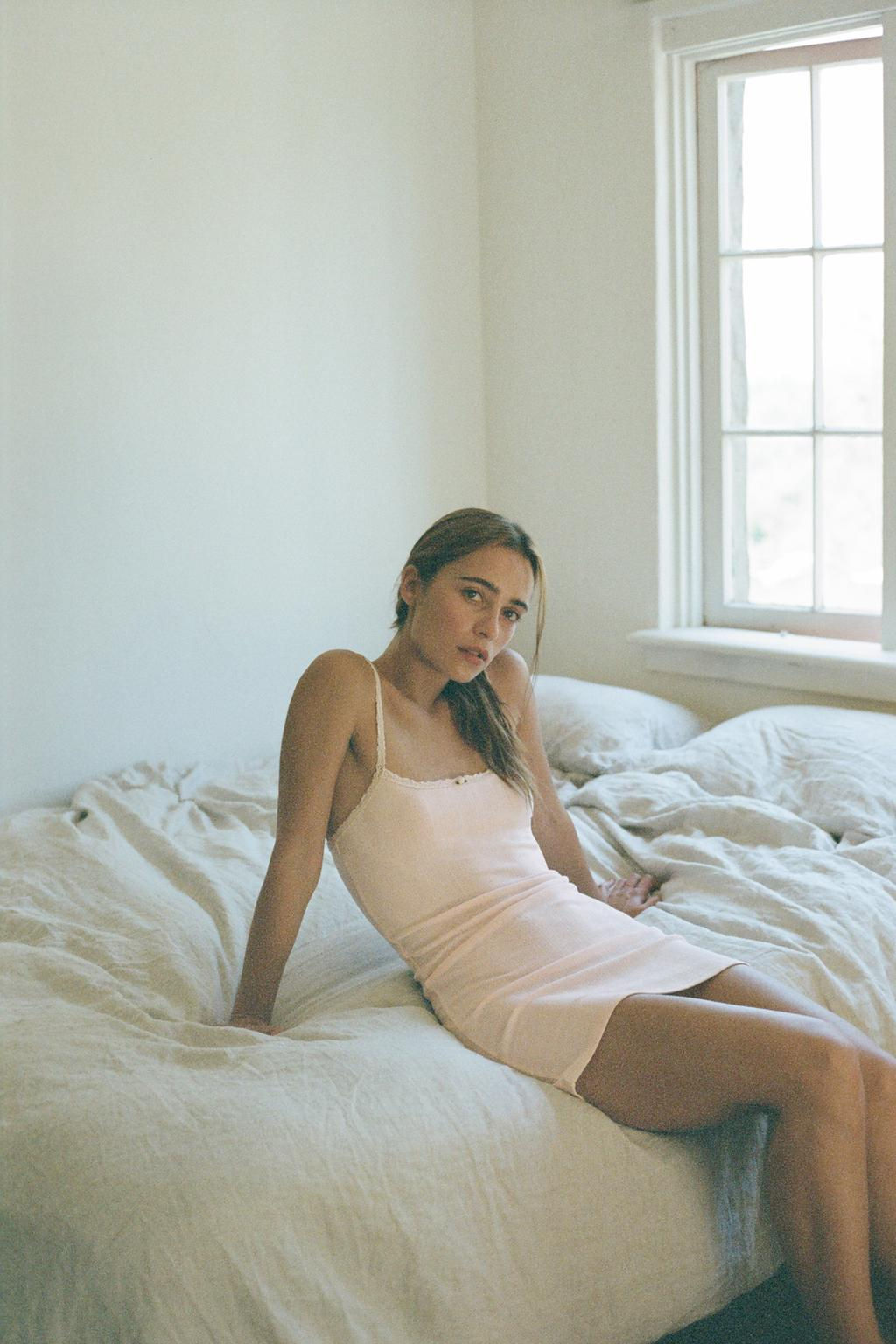 POINTELLE LACE TRIM DRESS - Zara фото 2