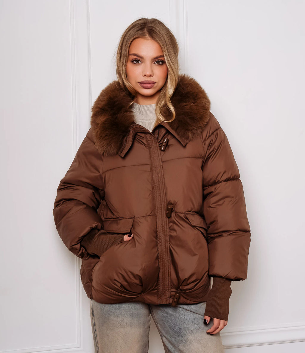 Куртка #КТ8805 (8), шоколадный