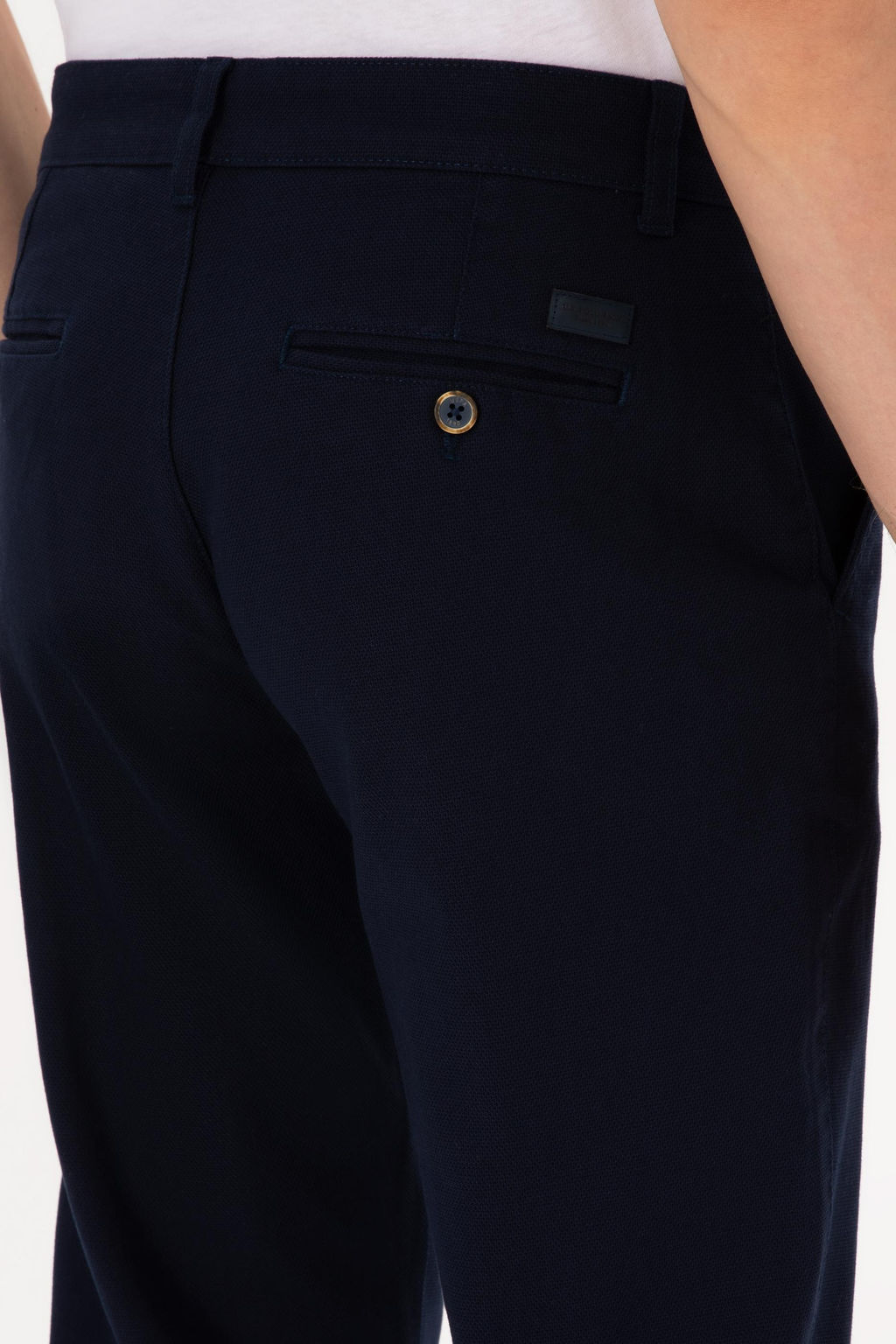Erkek Lacivert Kanvas / Chino Pantolon Sepette S_rpriz _ndirim - U.s. polo assn фото 6