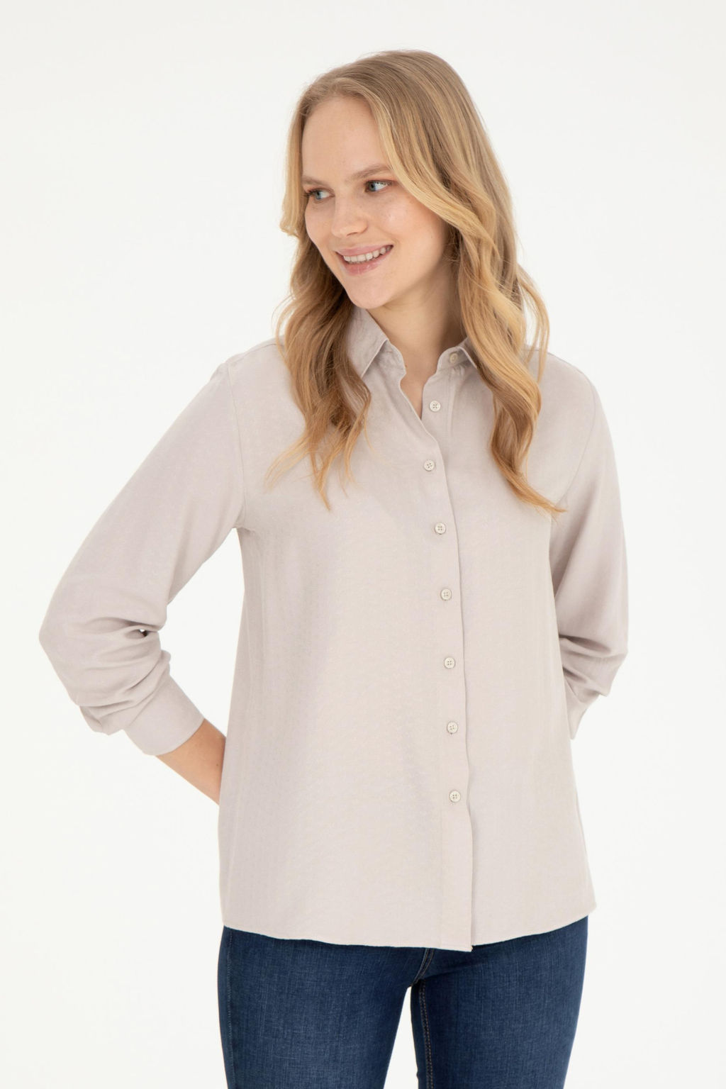 Женская рубашка с длинным рукавом Stone Неожиданная скидка в корзине - U.s. polo assn фото 10
