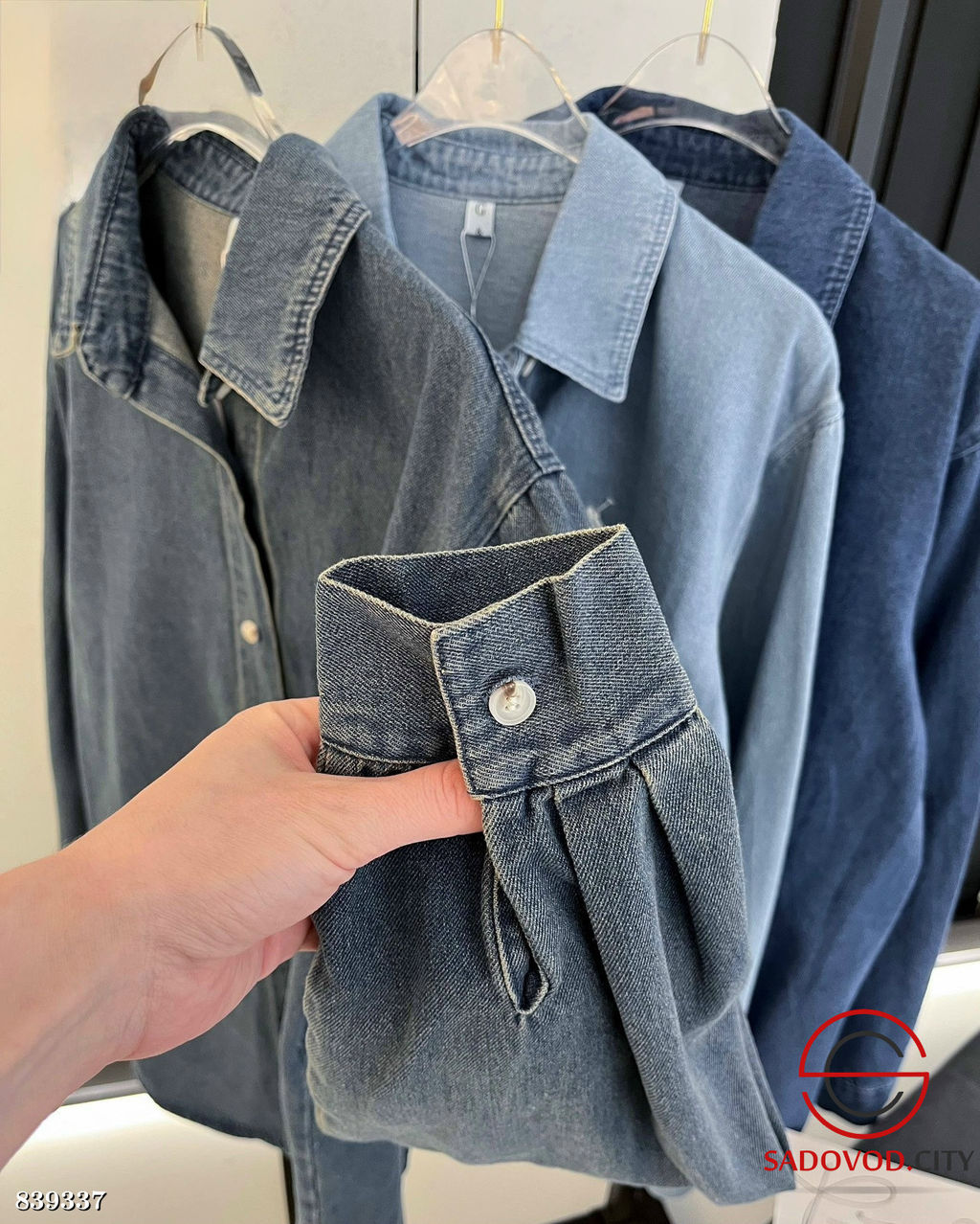 Рубашка джинсовая женская - Bruno фото 4