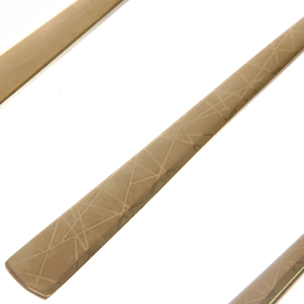 Набор столовых приборов "SANLI" 24шт (6ножей, 6вилок, 6ст.ложек, 6ч.ложек), цвет золото