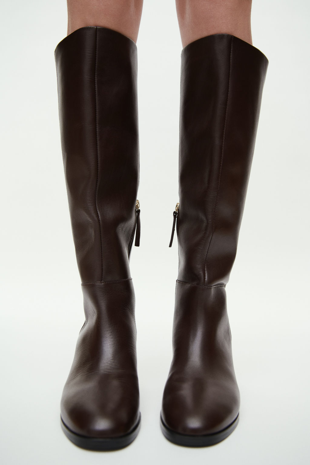 Botas de piel a la rodilla - H&m фото 3