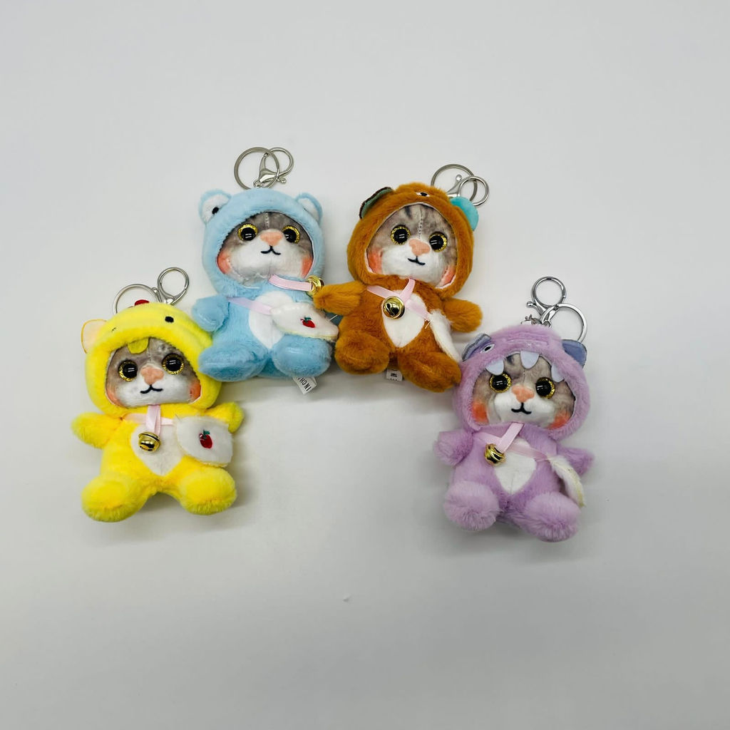 Мягкая игрушка брелок Котик с сумкой - Storyland фото 2