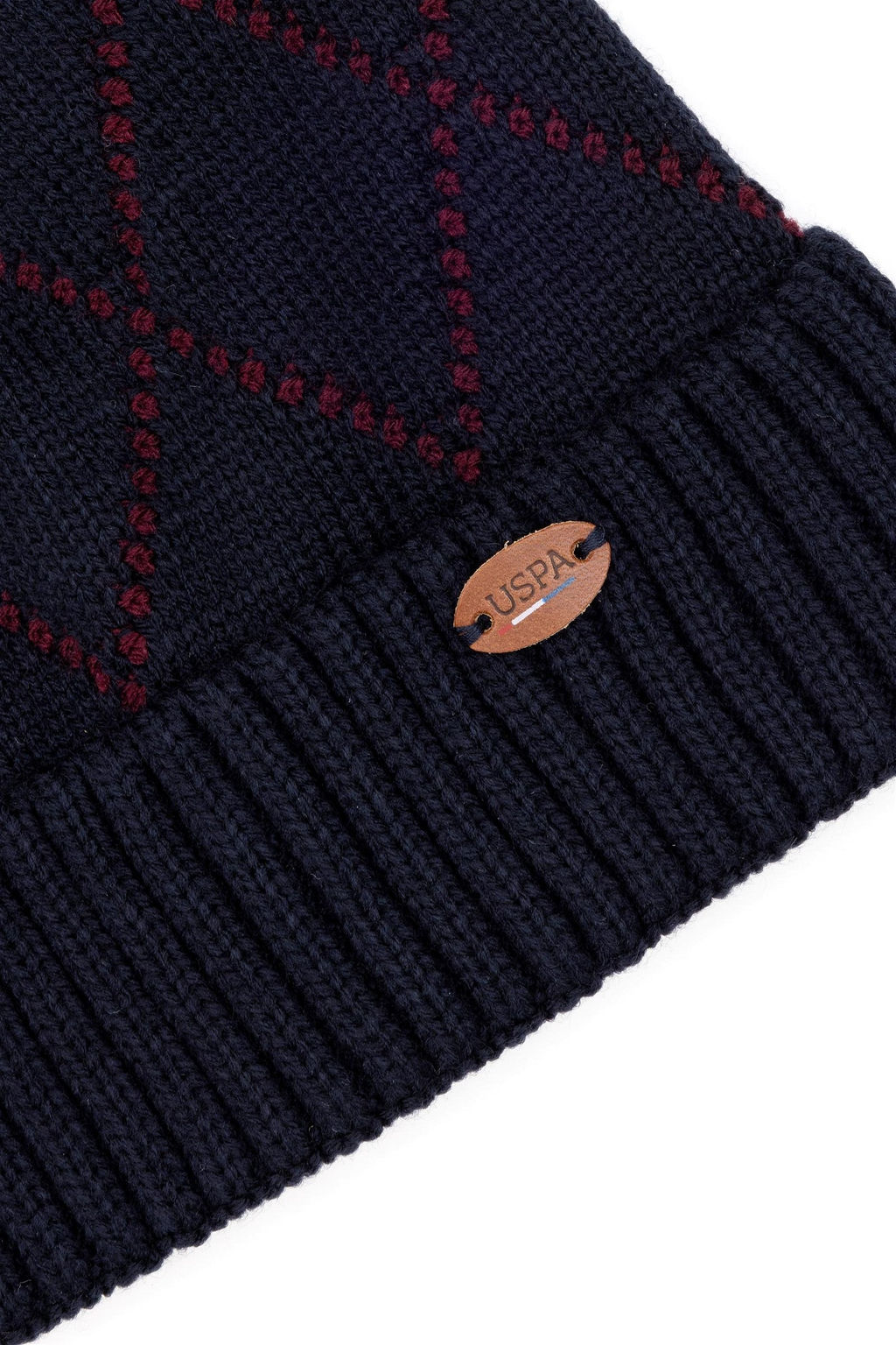 Мужской темно-синий берет - U.s. polo assn фото 6