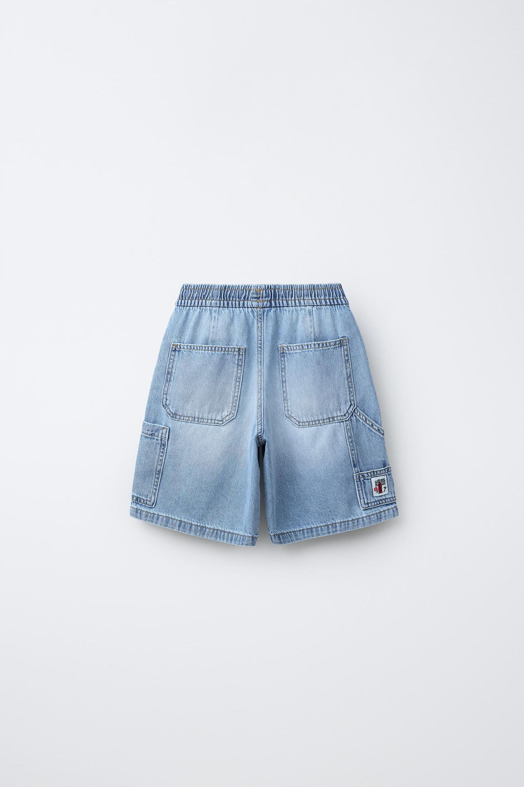BERMUDA DENIM BAGGY CARPENTER / Azul - Zara фото 2
