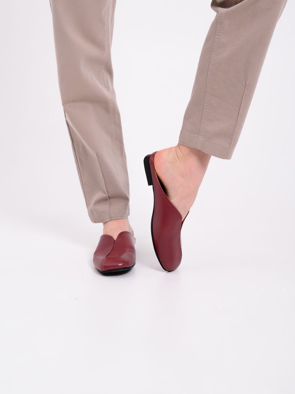 Мюли 1007.тунит205bl.Гнилая вишня