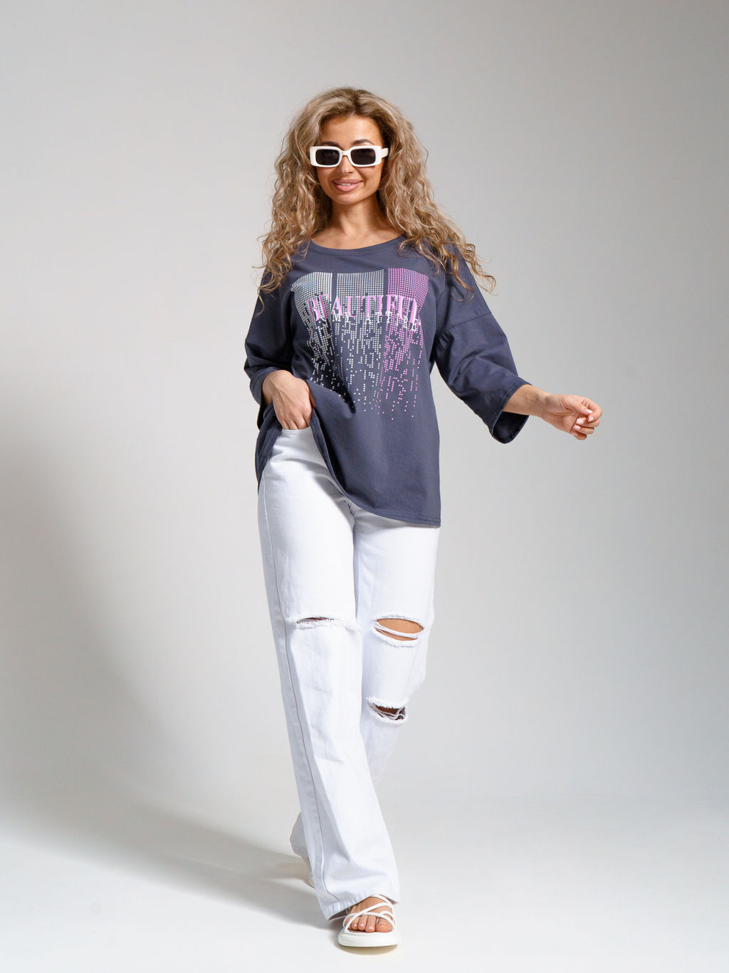 897 Футболка из турецкого хлопка - Svetekst фото 53