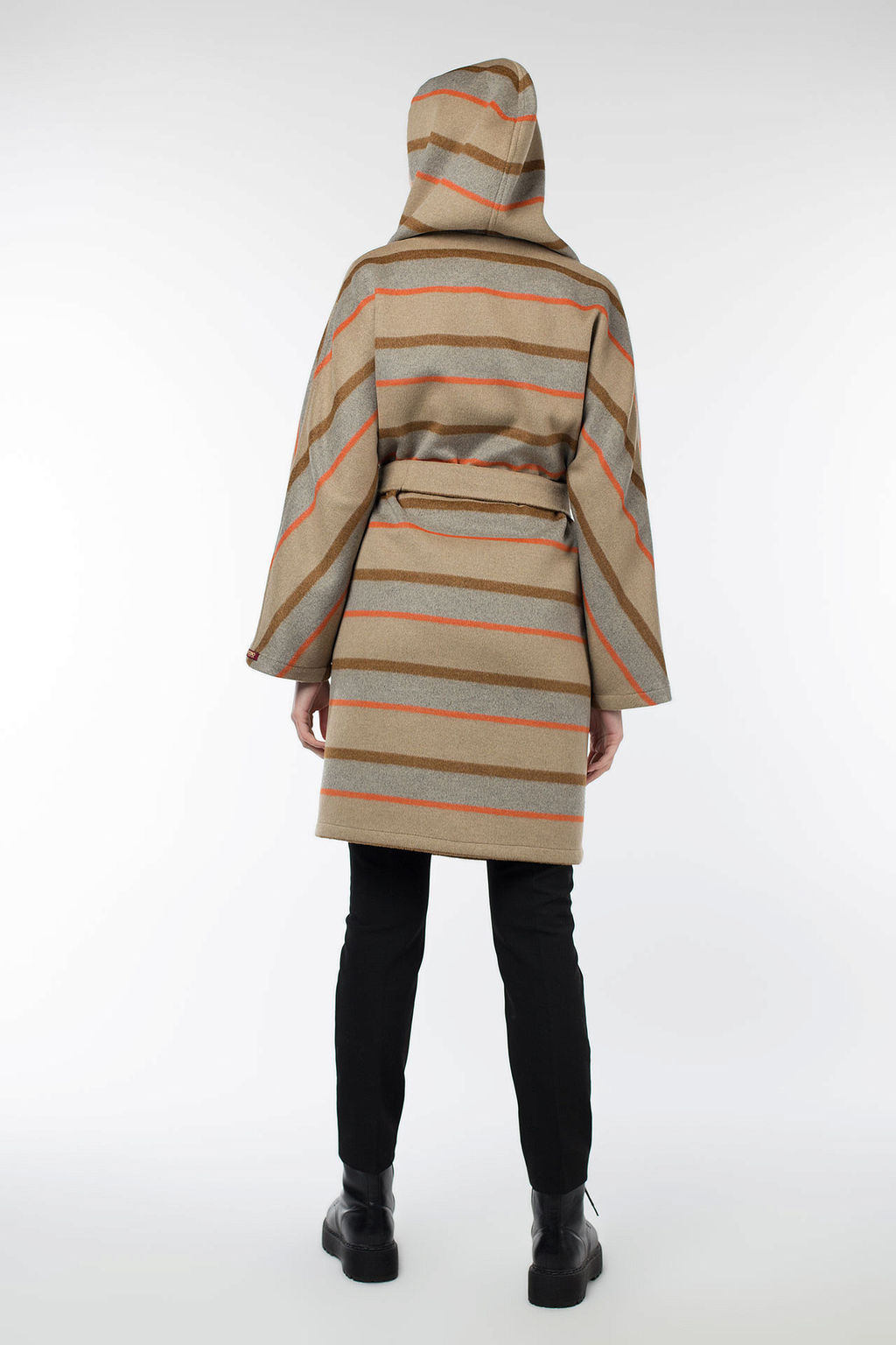 Пальто женское демисезонное (пояс) - El podio фото 5