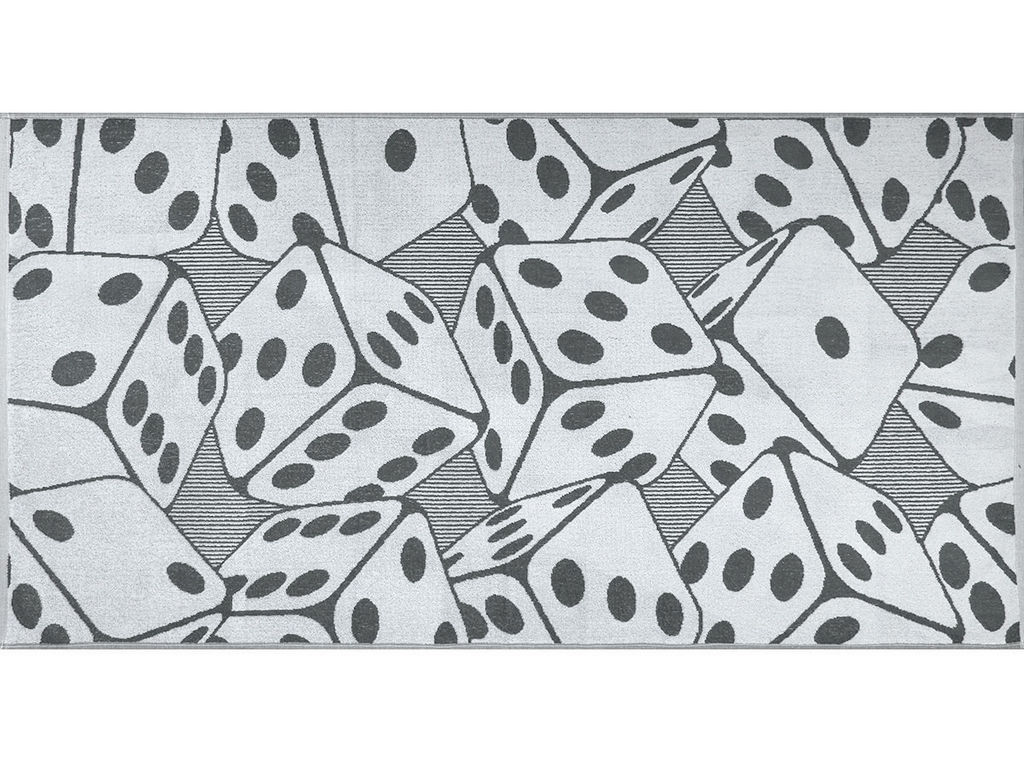 Полотенце махровое 6с102.413ж1 Кости (графит) 81х160см