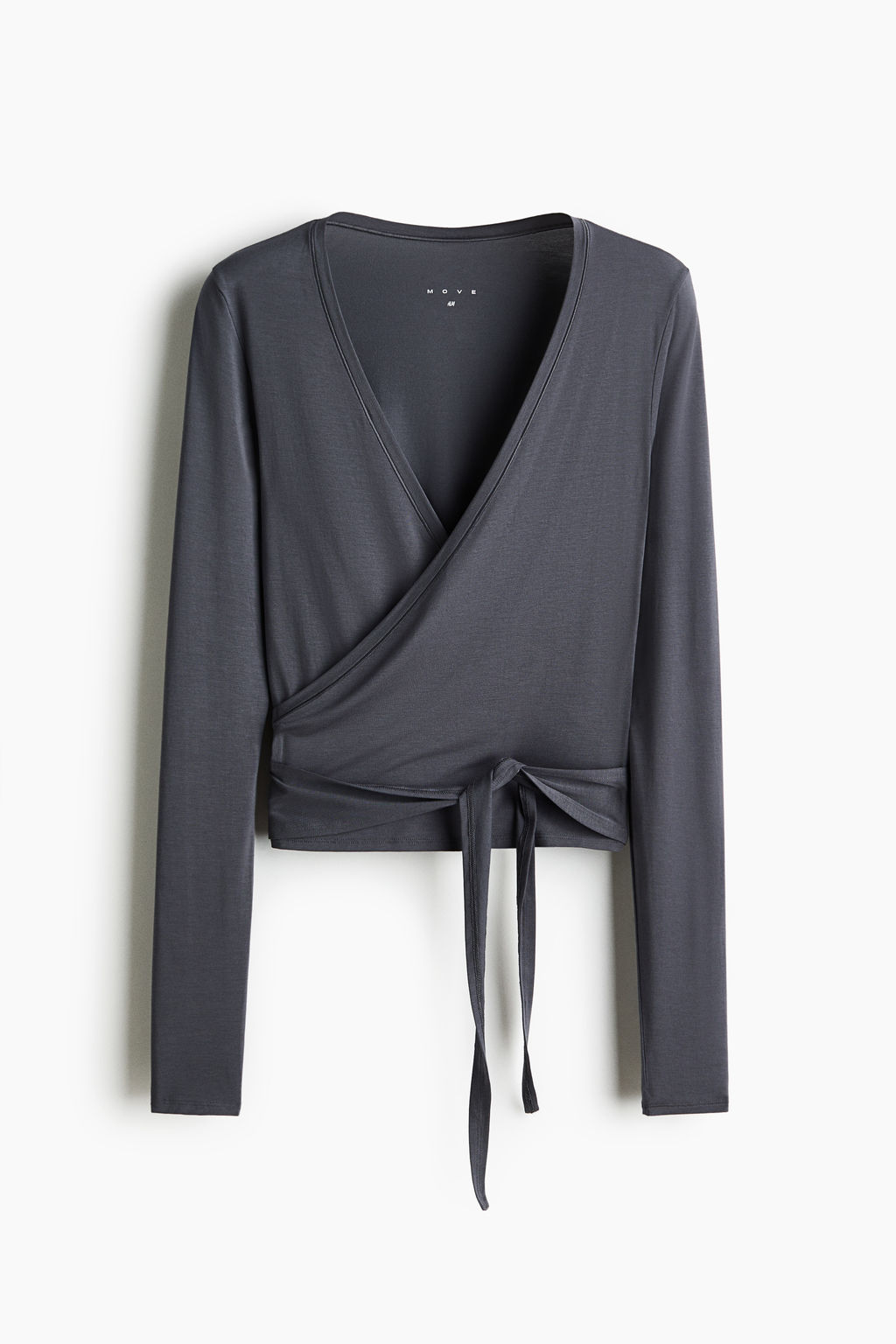 Top de deporte cruzado en modal - H&m фото 2