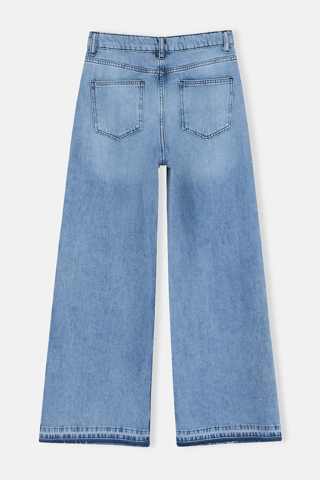 Mavi DOKUMLU Yuksek Bel %100 Pamuk Wide Leg Jeans TWOSS26JE00229 - Trendyolmilla фото 3