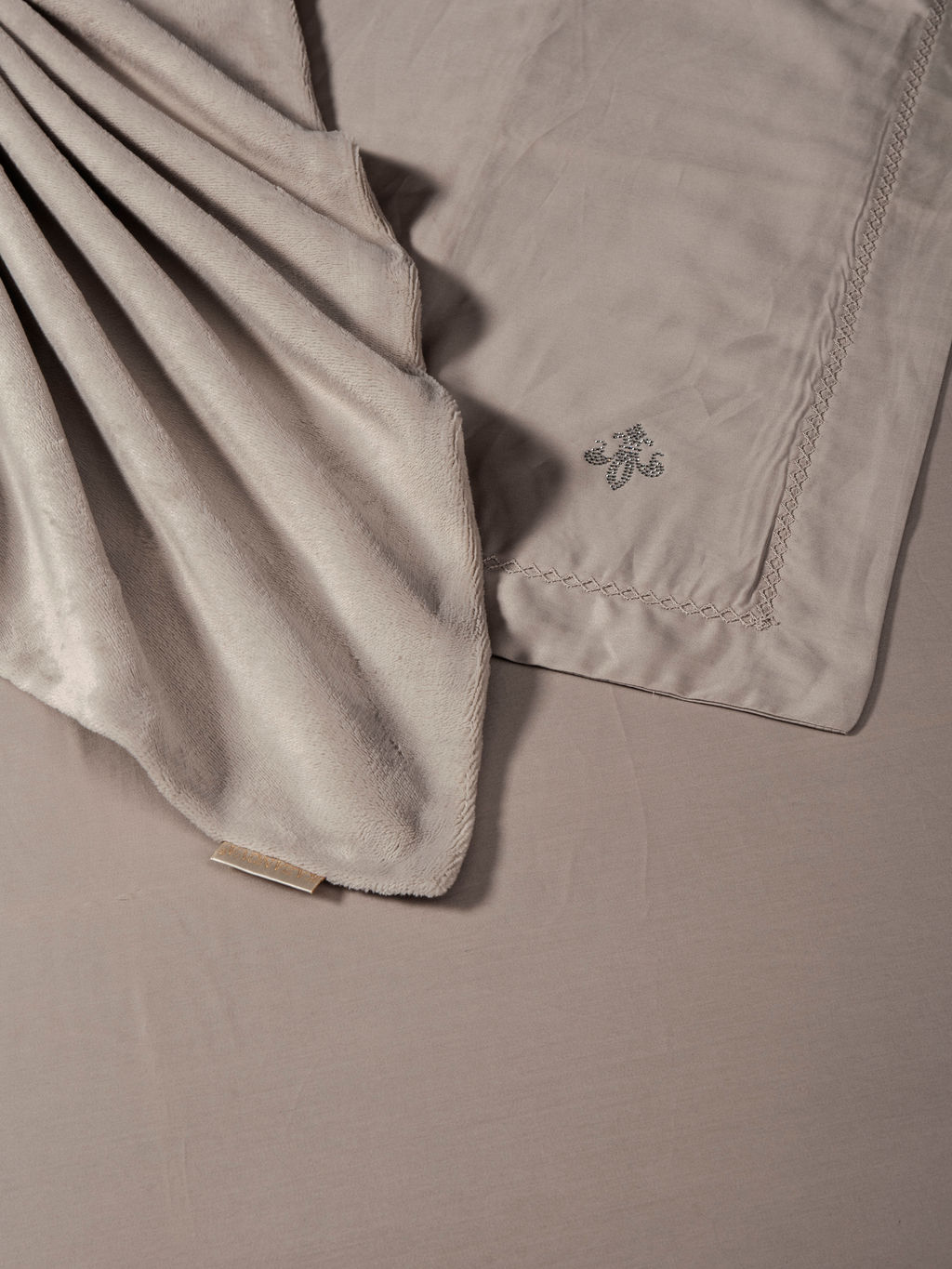 Lindor Fluffy (платина беж) Egyptian Cotton комплект