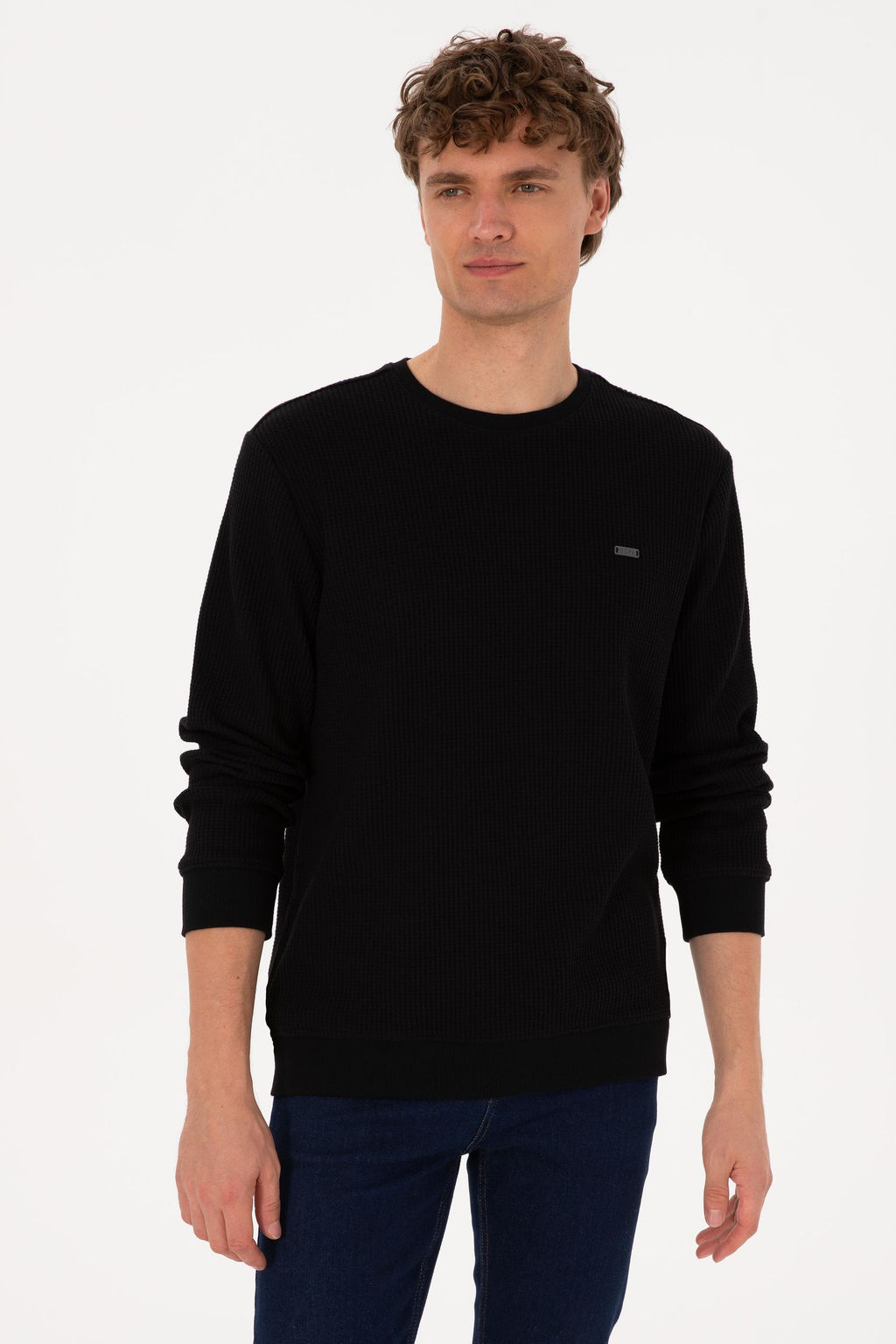 Erkek Siyah Sweatshirt - U.s. polo assn фото 3