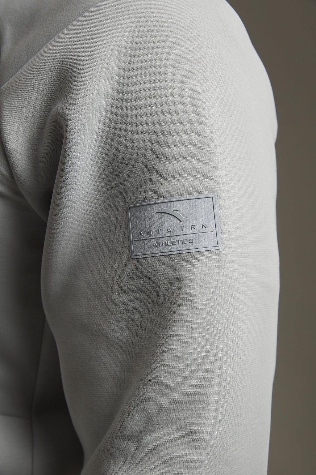 Толстовка на молнии Серый TRN Knit Track Top - Anta фото 6