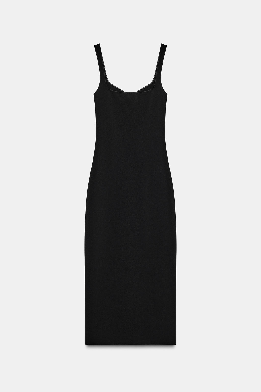 FLORAL STRETCH MIDI DRESS - Zara фото 5