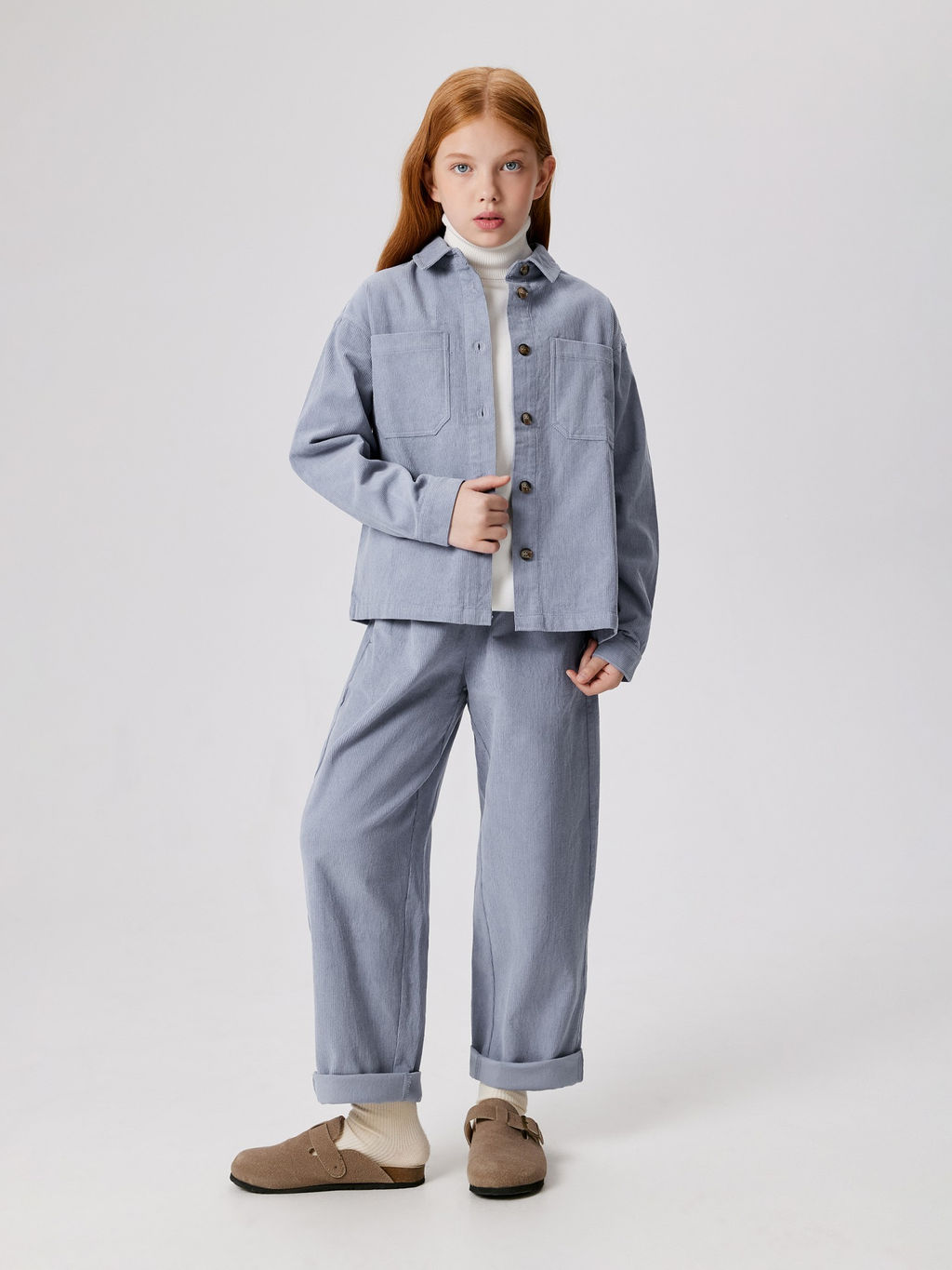 ACOOLA / Куртка детская для девочек Eden серо-голубой фото 2