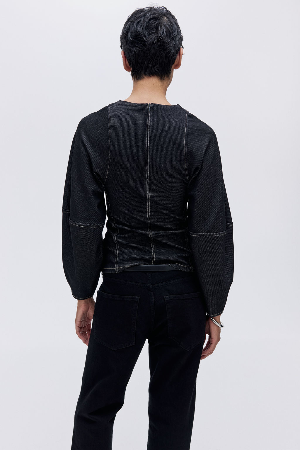 Top efecto denim - H&m фото 4