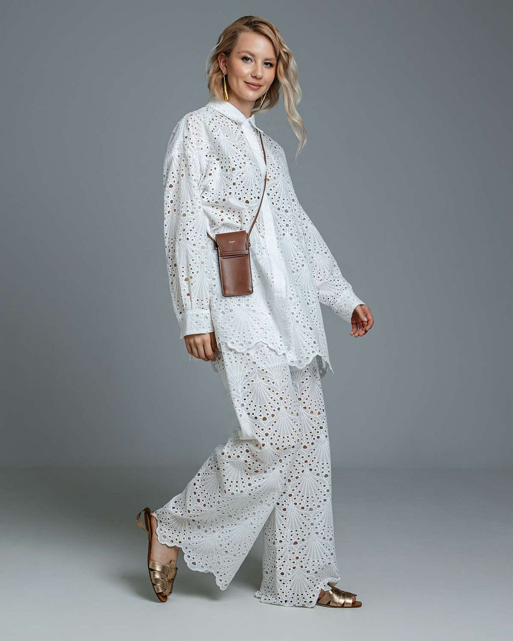 Брюки палаццо шитьё  100% хлопок - Sahar art lab фото 17