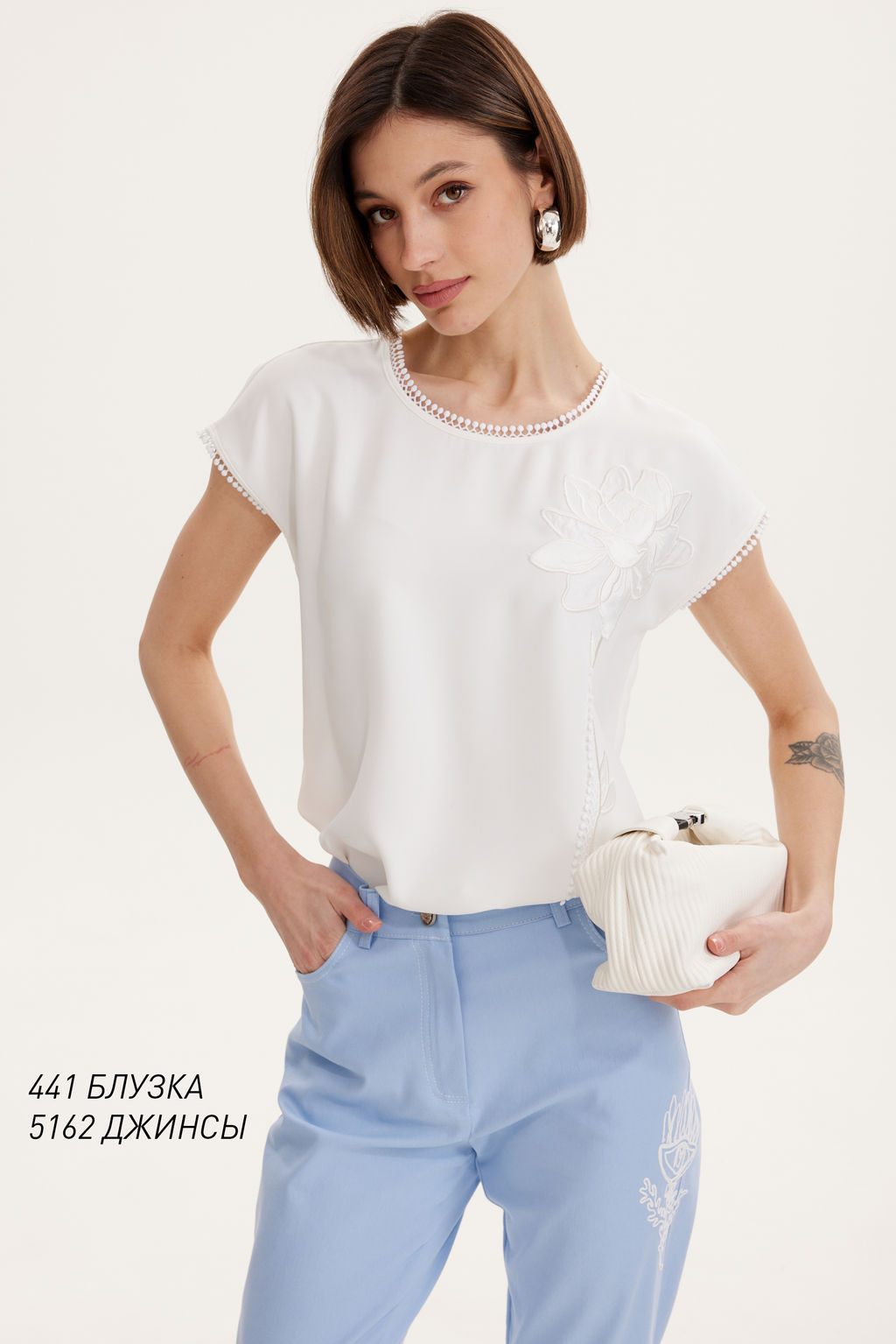 Блуза 441 - Niv niv fashion фото 8