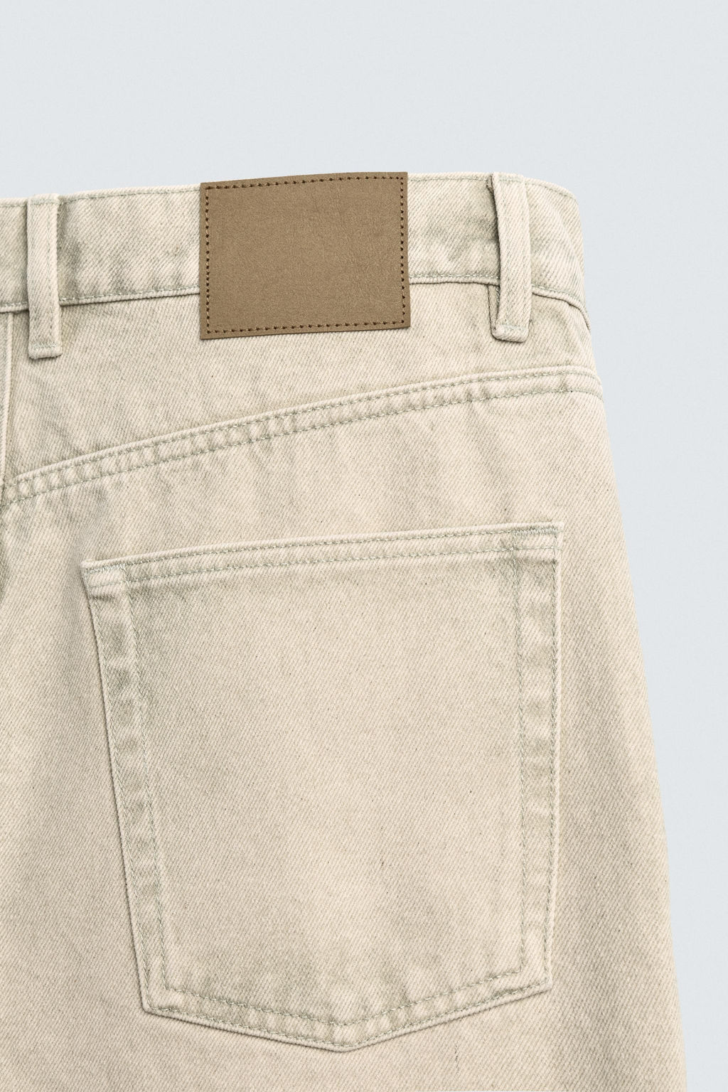 JEANS STRAIGHT ANKLE FIT / Verde gris - Zara фото 11
