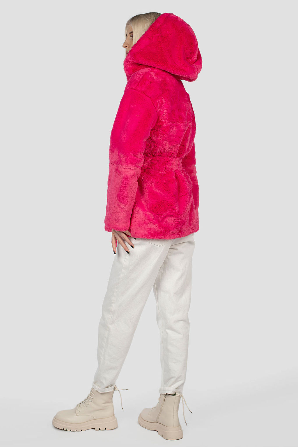 Пальто женское демисезонное (пояс) - El podio фото 4