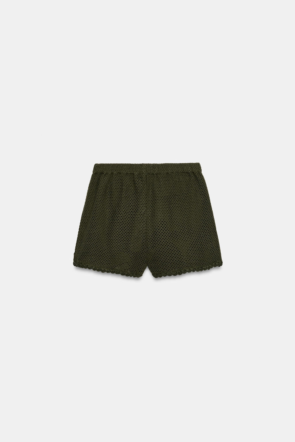 SHORTS COMBINADOS CROCHET / Khaki - Zara фото 8