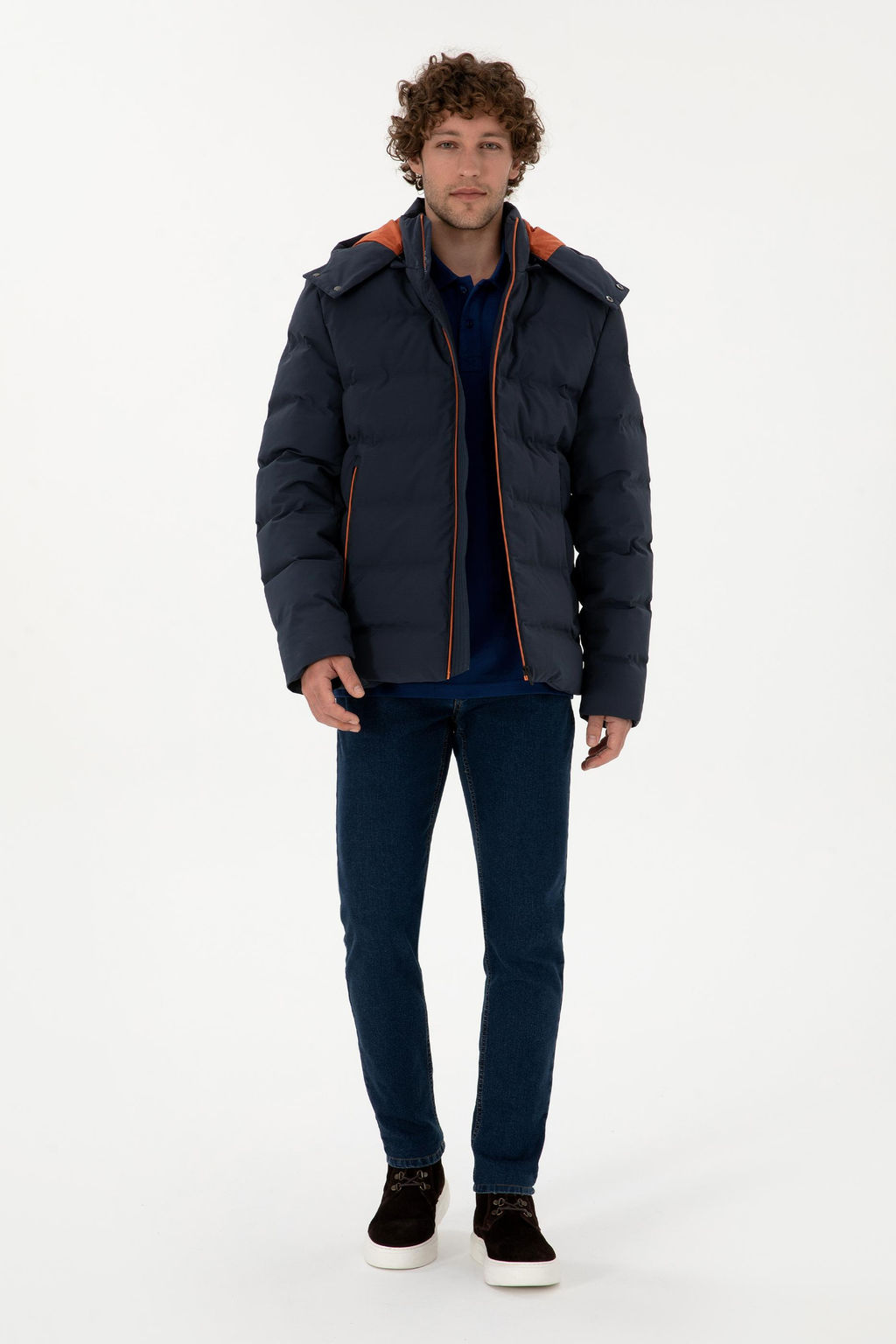 Erkek Lacivert Mont - U.s. polo assn фото 4