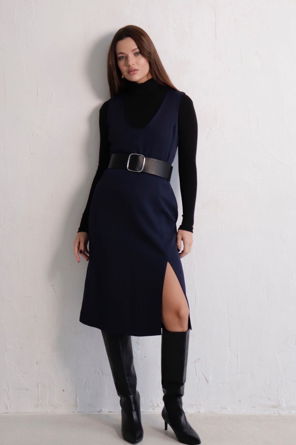 Сарафан базовый с разрезом - Martichelli фото 32