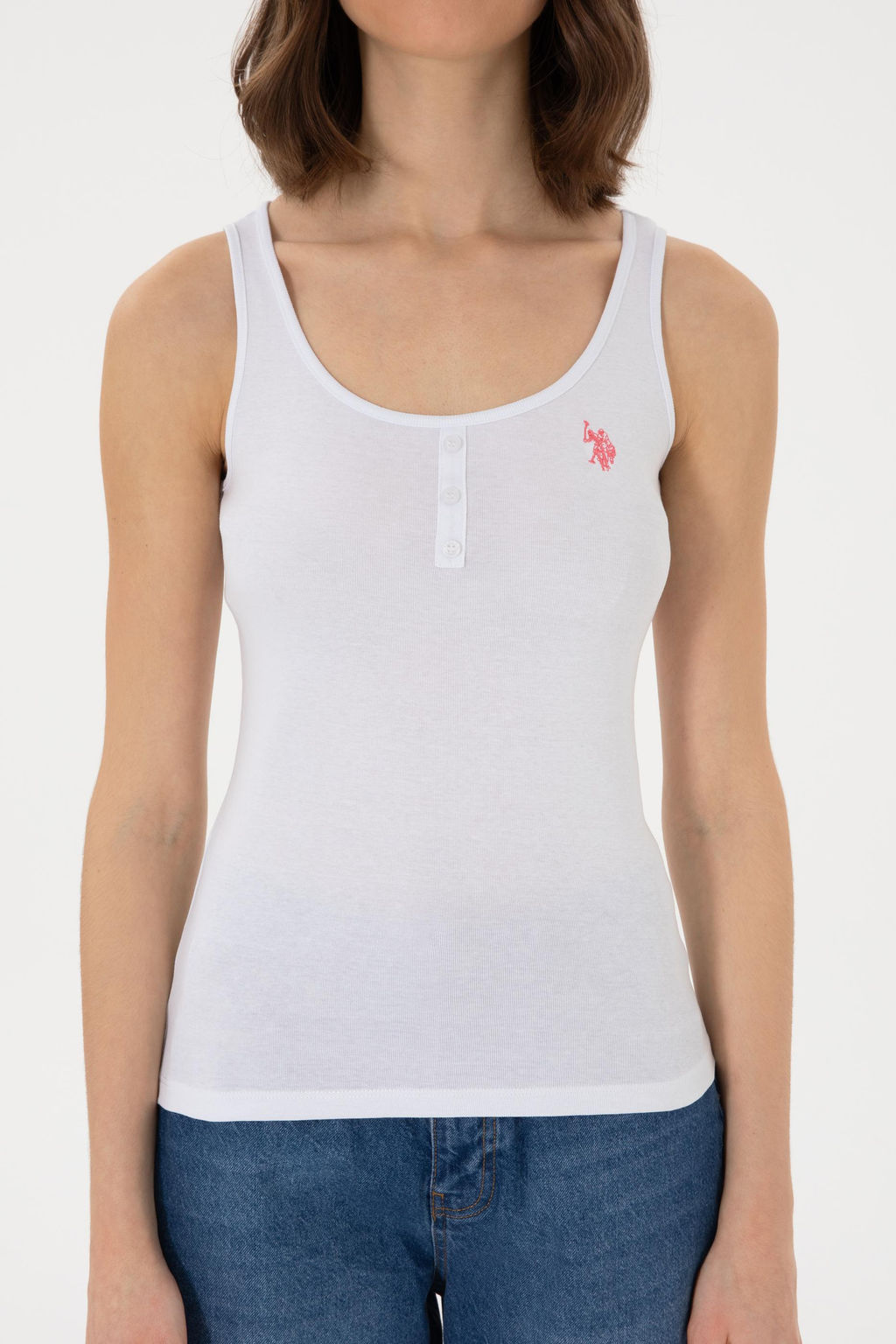 Kad_n Beyaz Basic Ti__rt Sepette S_rpriz _ndirim - U.s. polo assn фото 6