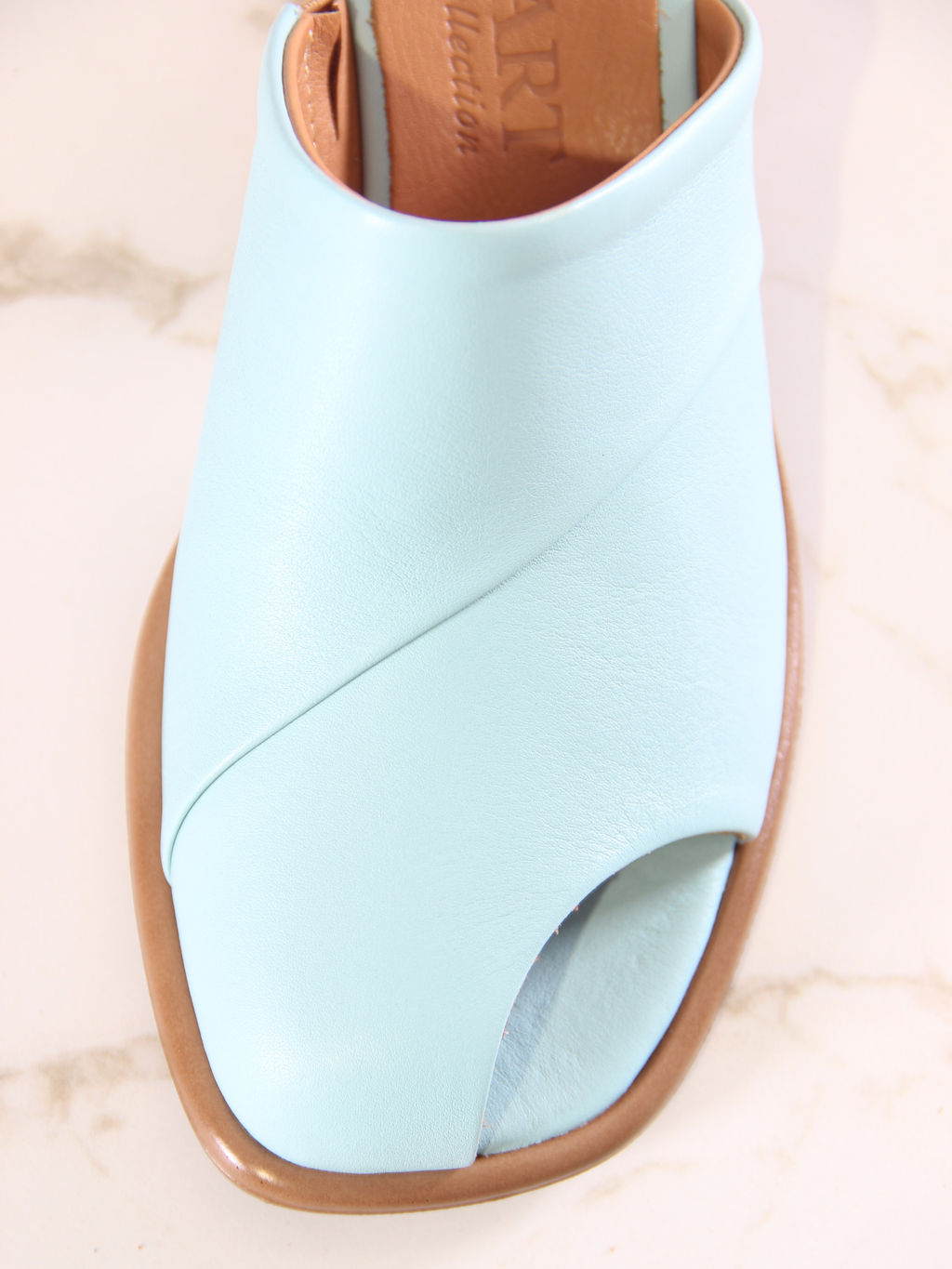 Сабо 5300.23663be.Мята+коричневый