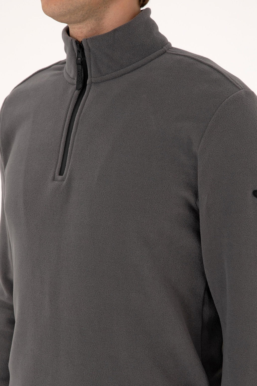 Erkek Gri Basic Sweatshirt Sepette S_rpriz _ndirim - U.s. polo assn фото 7