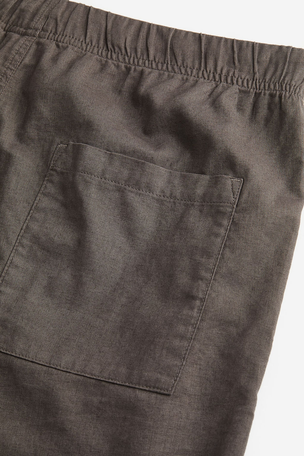 Pantalon corto en mezcla de lino Relaxed Fit - H&m фото 2