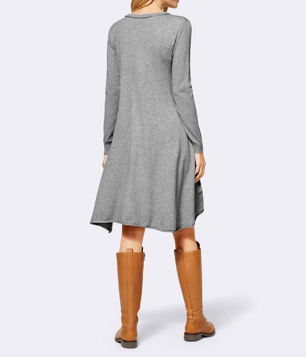 Платье, серое - Linea tesini фото 4