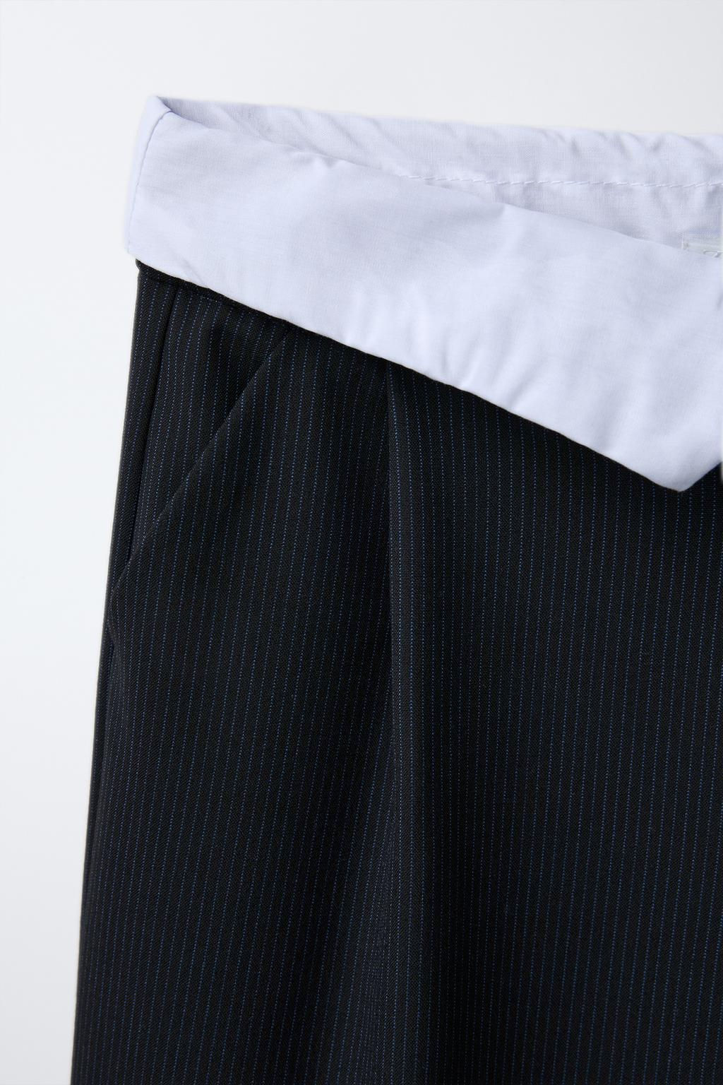 TROUSERS WITH TURN-UP WAIST - Zara фото 4