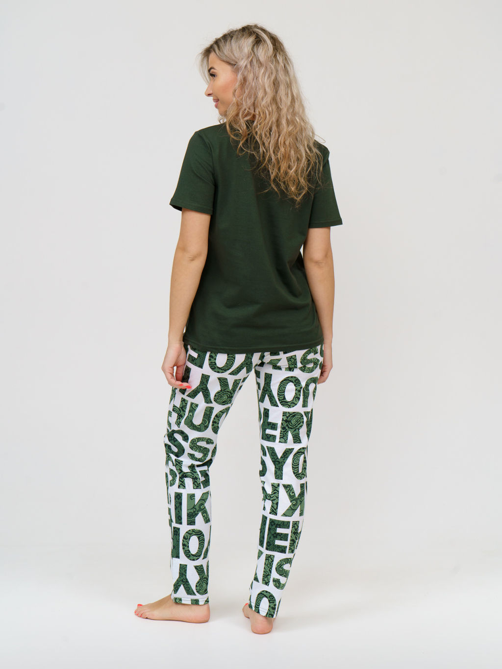 775/2 Пижама "Буквы/хаки"