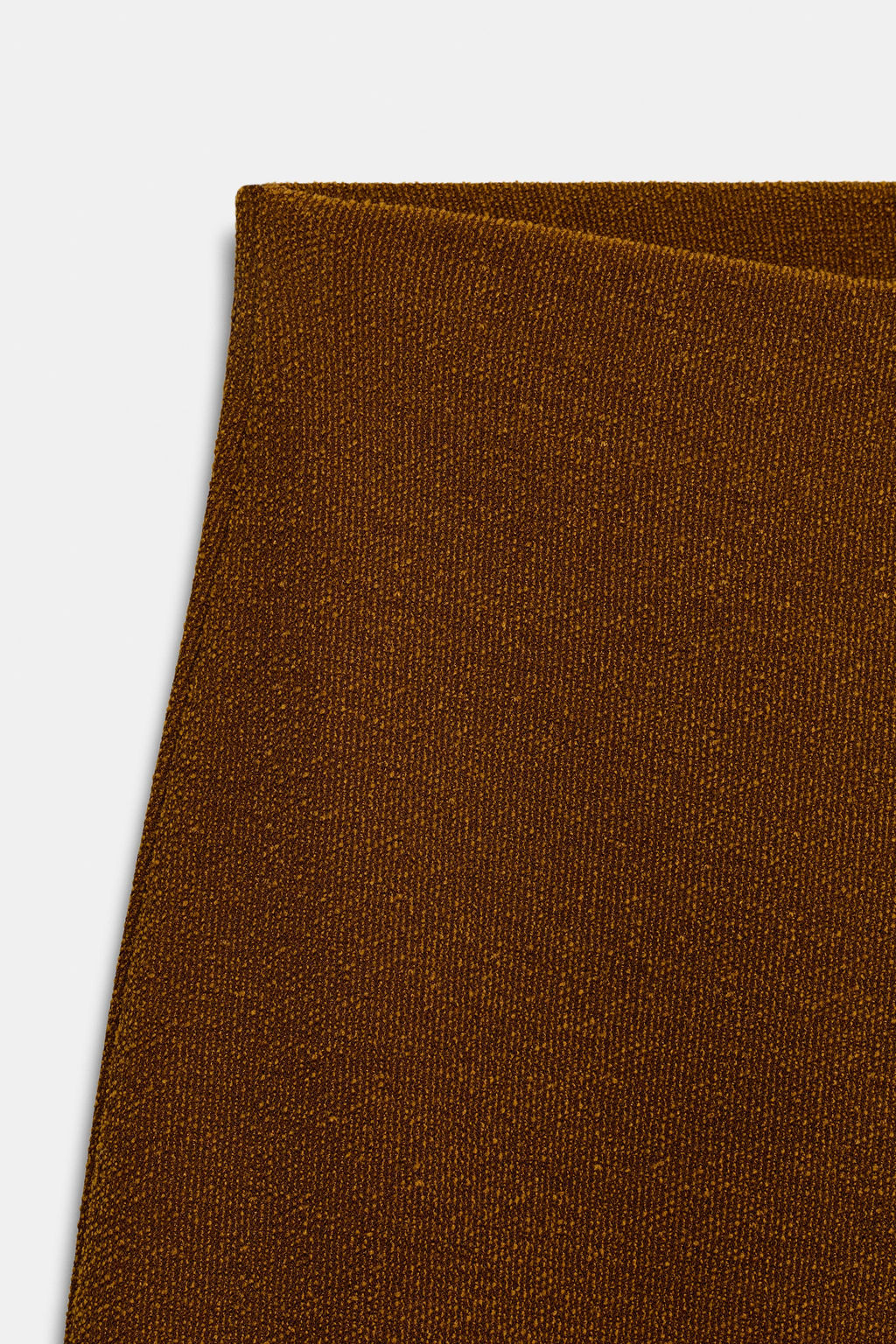 TEXTURED WIDE-LEG TROUSERS