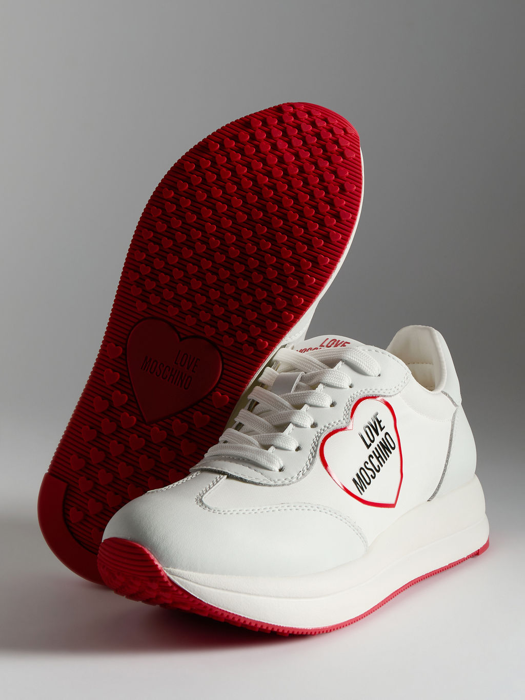 Женские кроссовки LOVE MOSCHINO DAILY RUNNING Артикул 4348415, белый  фото 6
