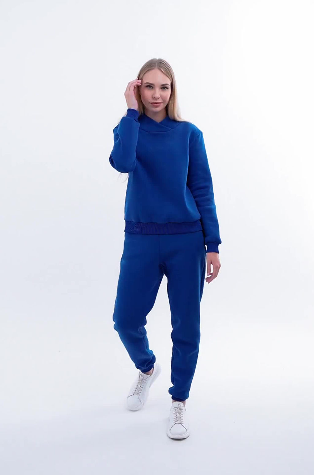Теплый женский костюм из футера трехнитки с начесом Happy Fox  фото 25