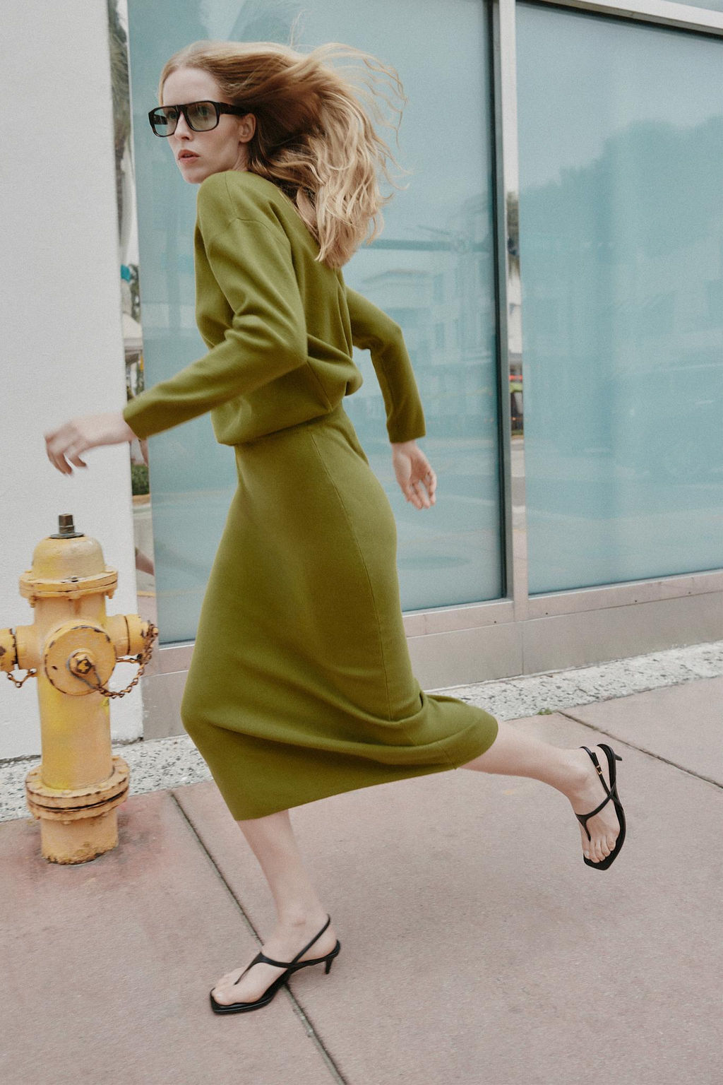 KNIT MIDI SKIRT - Zara фото 10