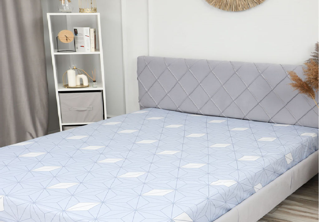 Простыня на резинке поплин Галактика-компаньон - Натали фото 2