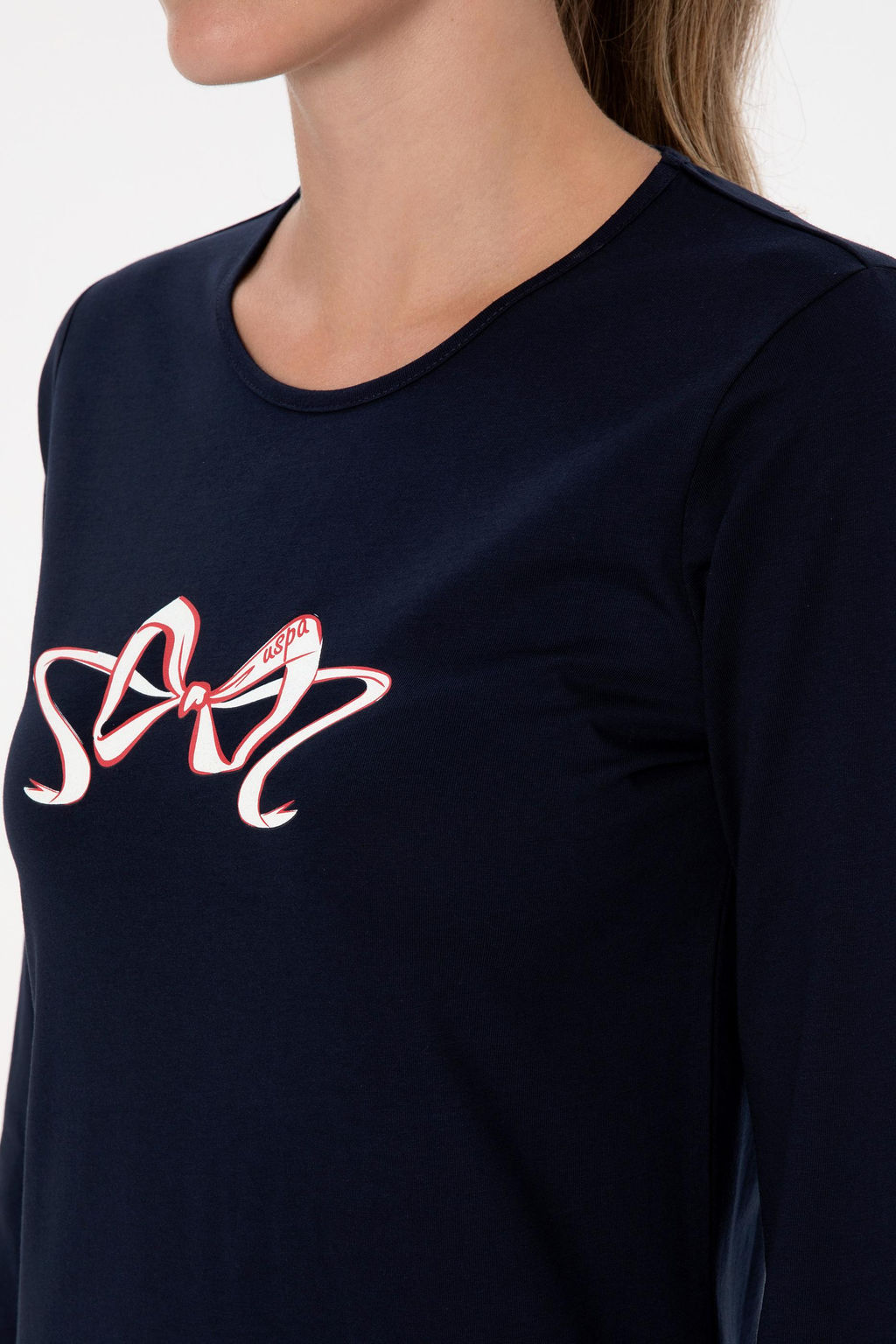 Kad_n Lacivert Pijama Tak_m_ Sepette S_rpriz _ndirim - U.s. polo assn фото 7