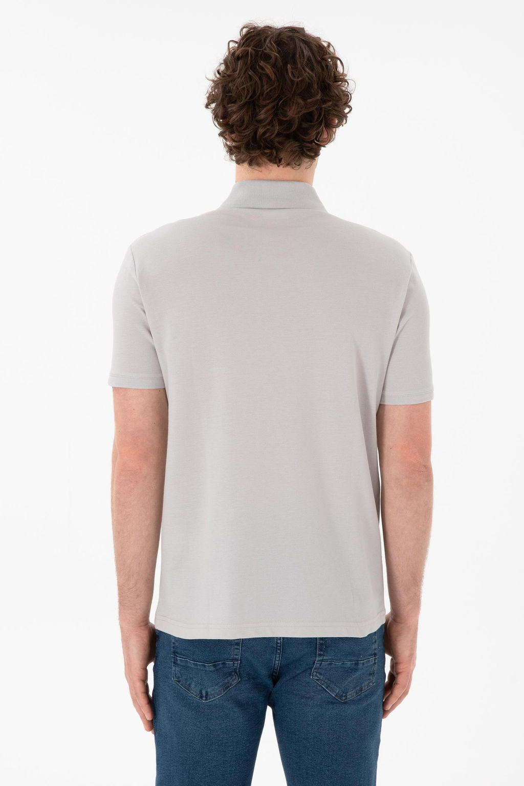 Erkek A__k Gri Basic Ti__rt Sepette S_rpriz _ndirim - U.s. polo assn фото 6