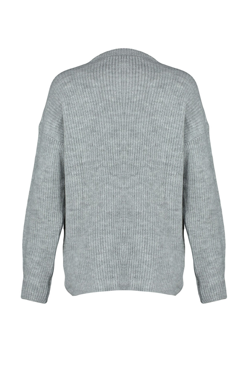 Tas Genis Kal?p Couple Yumusak Dokulu Basic Triko Kazak TWOAW20FV0142 - Trendyolmilla фото 12