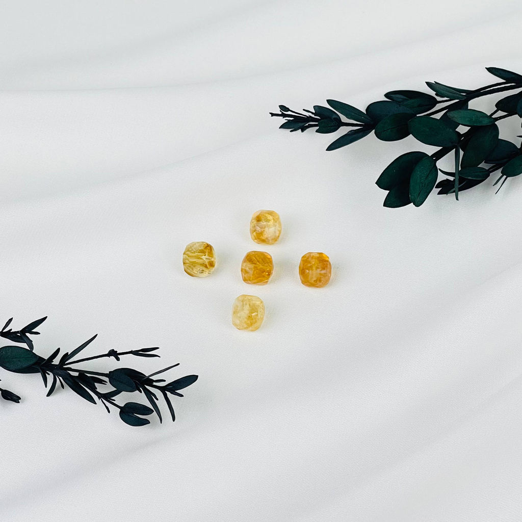 Бусины для украшений из Цитрина (5 шт)