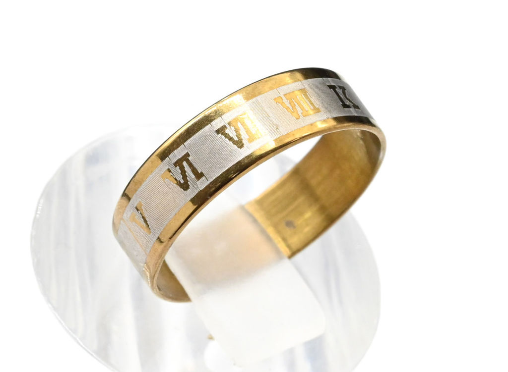 Кольцо " Римское время" цв.золотистый Радуга камня