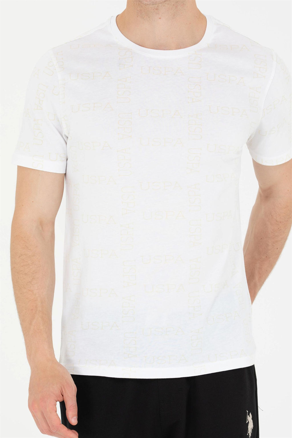 U. S. Polo Assn Мужская белая футболка с круглым вырезом - U.s. polo assn фото 13