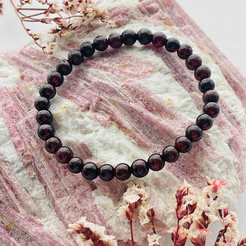 Браслет из Граната (Пироп) 16 см