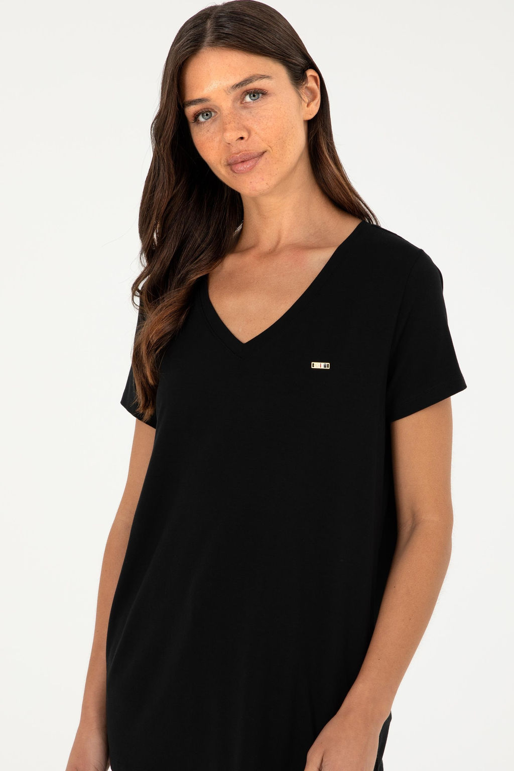 Kad_n Siyah Basic Ti__rt Sepette S_rpriz _ndirim - U.s. polo assn фото 3